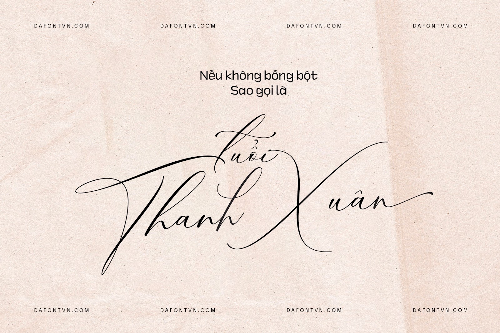 Font Boheme Floral Việt hóa - Phông viết tay cổ điển