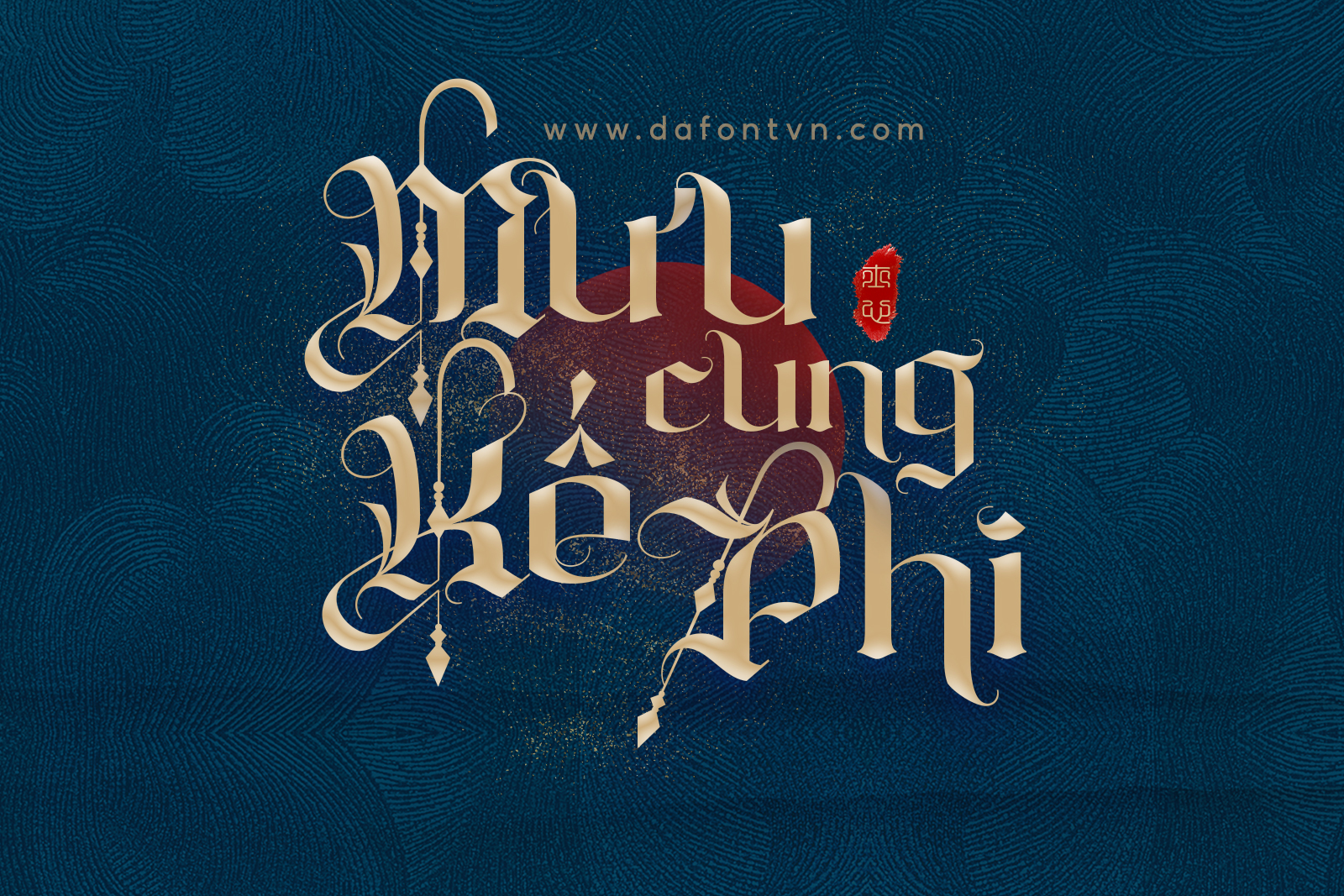 Font Ghelisyah Việt hóa - Phù hợp thiết kế cổ trang