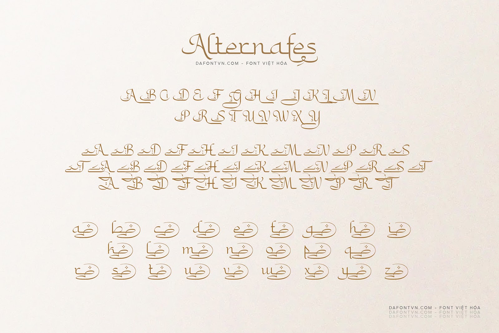 Font Kabyah - Font cổ trang việt hóa cực đẹp
