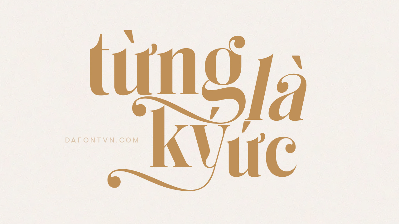 Font Kage Pro Việt hóa - Với nhiều glyph cực đẹp