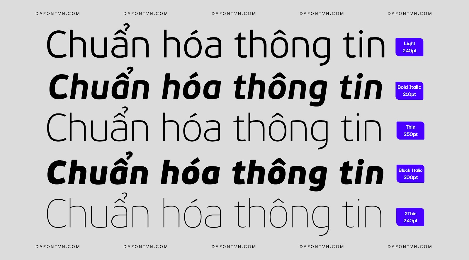Download trọn bộ font PF Beau Sans Pro Việt hóa (16 font)