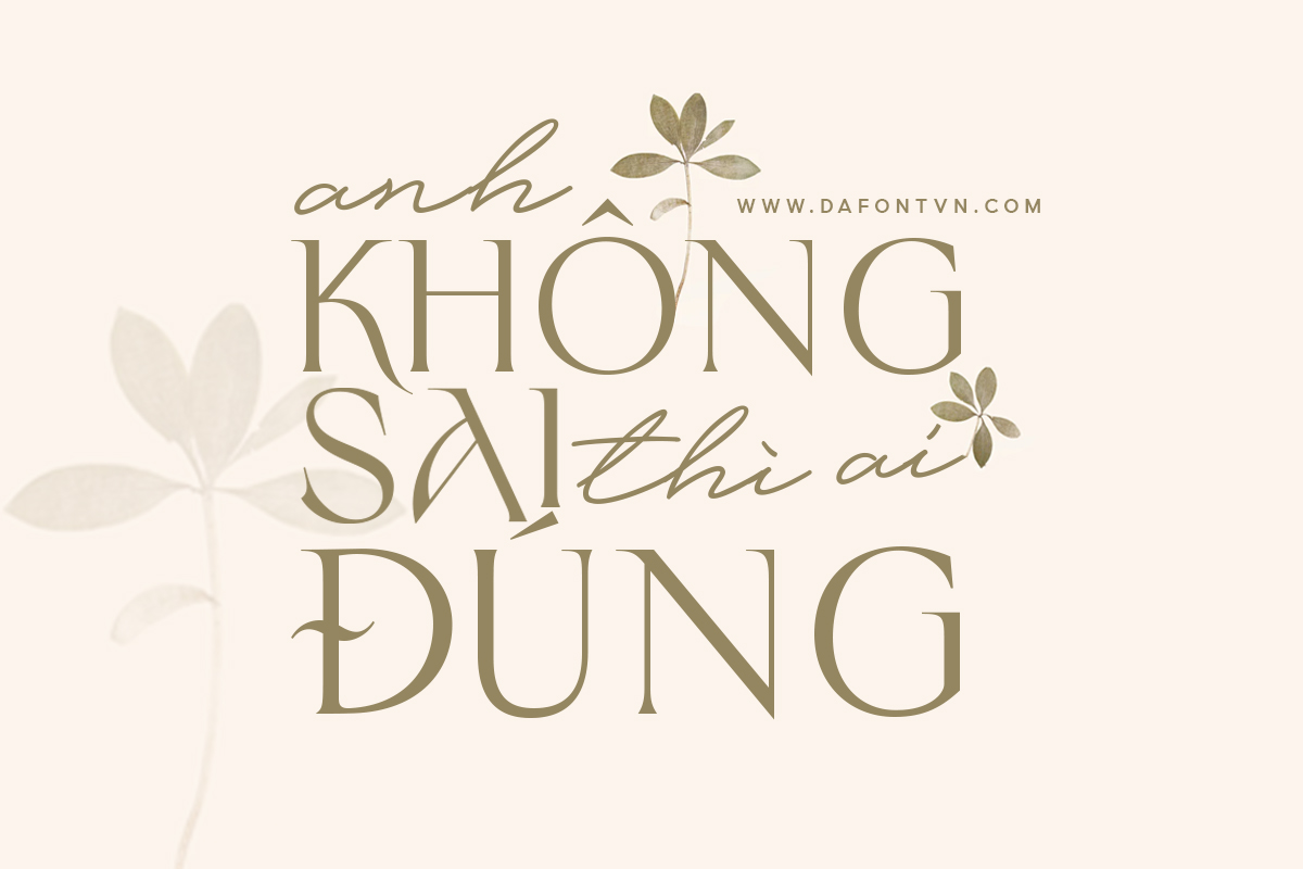 Font Việt Hóa Sinistre - 1 chiếc font cực đẹp