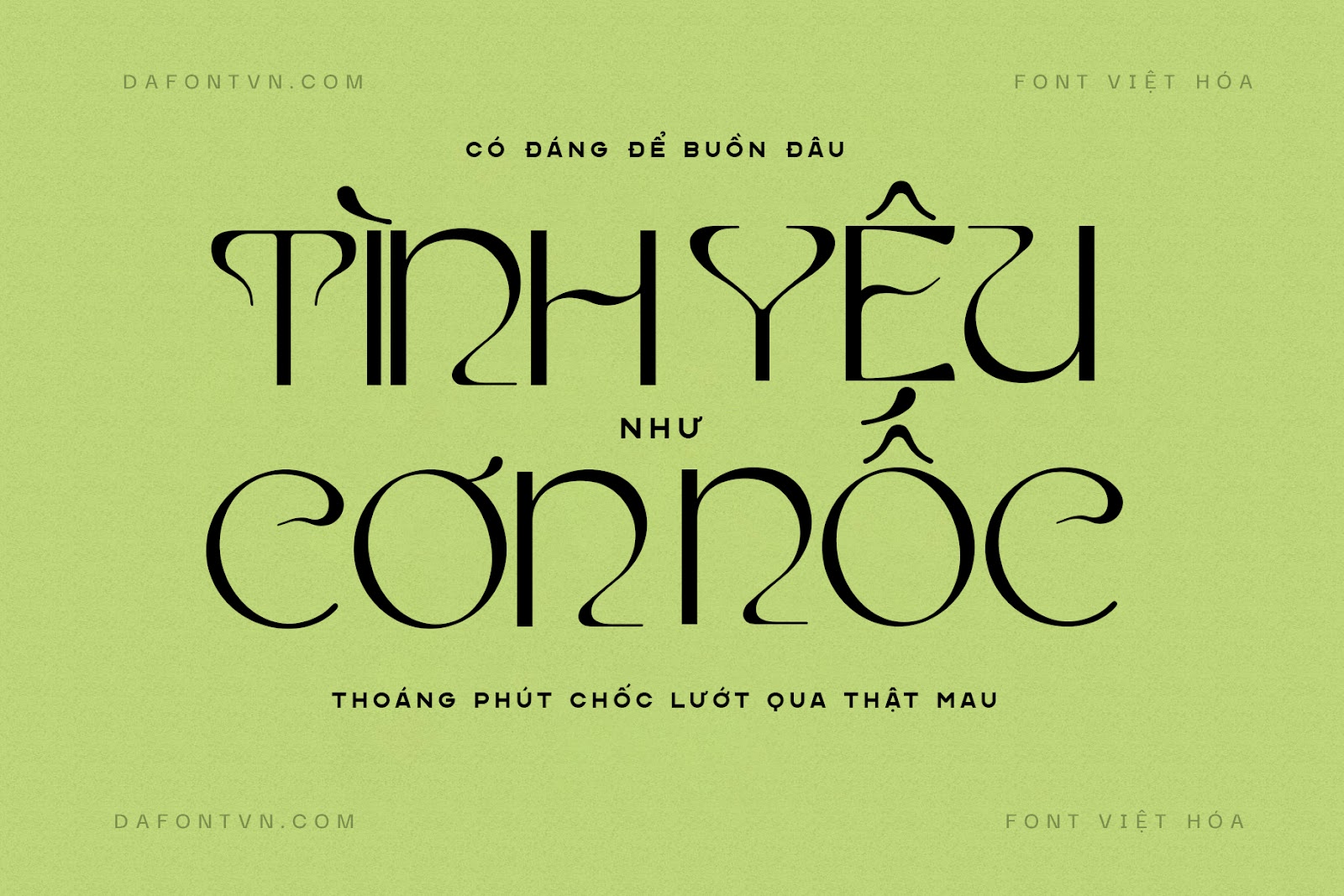 Font Tenebras Việt hóa - Font hiển thị chất lượng