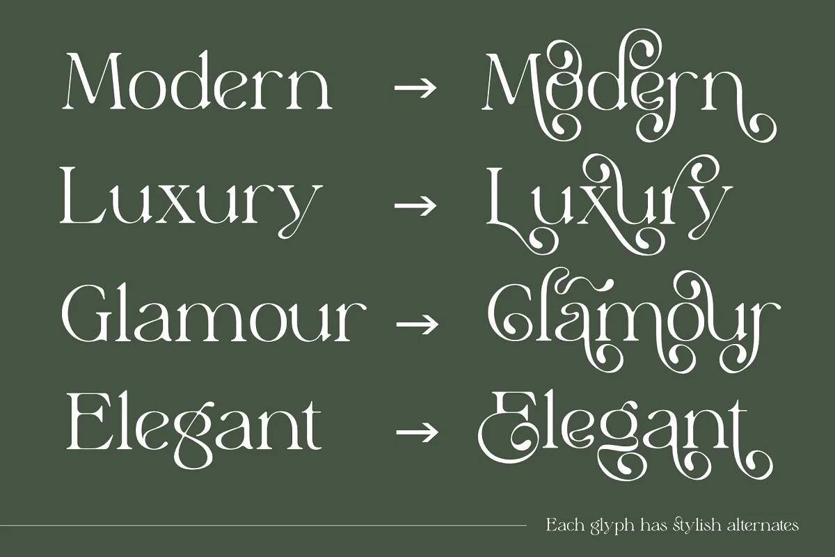 Font việt hóa Elyaris - Font với nhiều glyph cực xịn