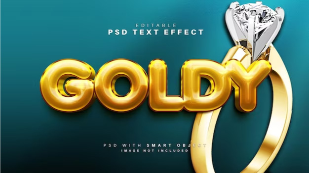 Goldy text effect