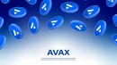 Coin avax banner crypto currency concept
