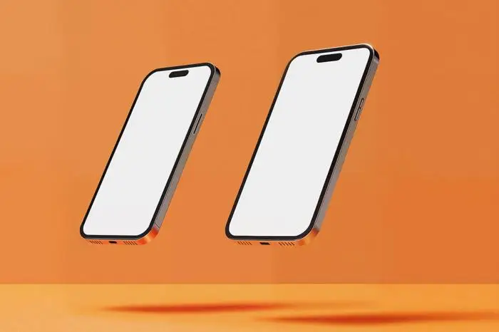 Mobile device mockup