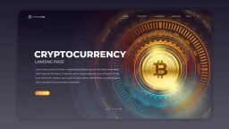 Cryptocurrency landing page