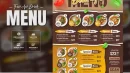 Delicious fast food and drink menu template with modern concept