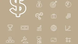 Collection vector financial business banking ui concept