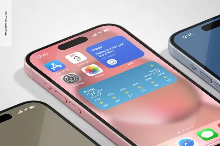 Iphone 15 mockup