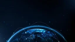 Global networking technology background digital communication