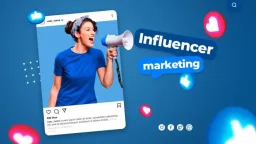 Influencer marketing job concept